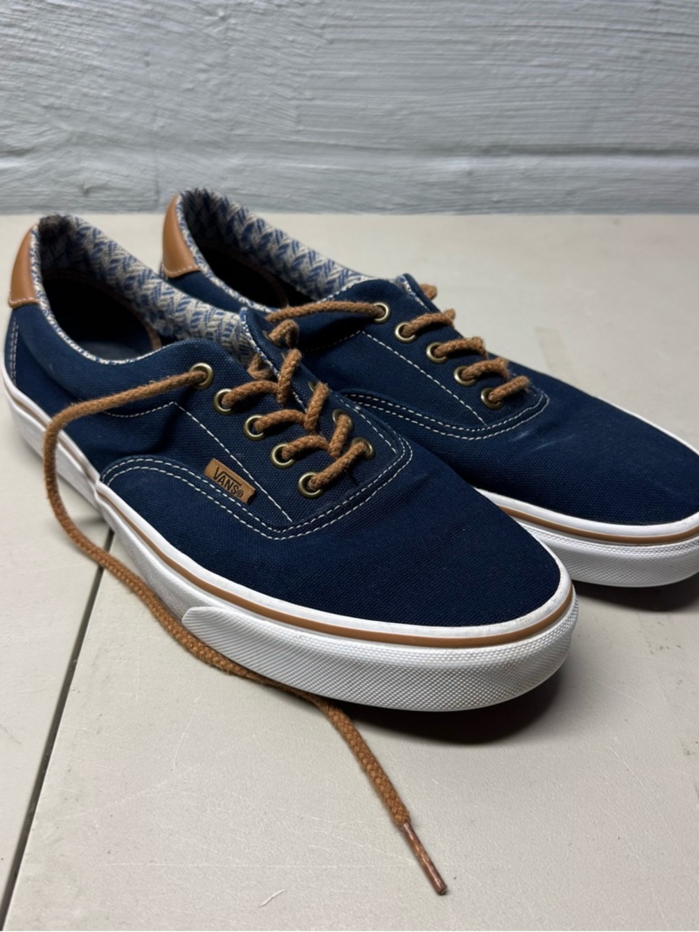 Men’s (10) Vans Navy / Brown